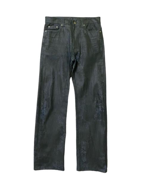 Other Designers Vintage - RARE ARCHIVE Monsieur NICOLE WAXED Camo Style Jeans