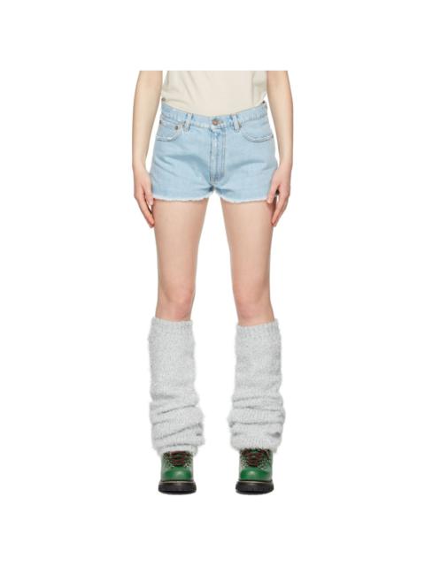 ERL Blue Denim Shorts