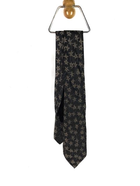 Other Designers Pierre Balmain - PIERRE BALMAIN PARIS TIE BLACK FLORAL PATTERN