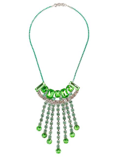 Dries Van Noten Dries Van Noten Women Statement Brass Necklace With Strass Charms