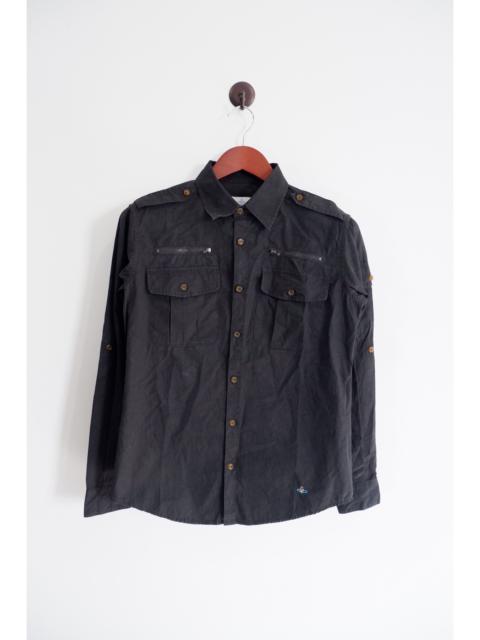 Vivienne Westwood Vintage Vivienne Westwood Man Military Roll up Shirt