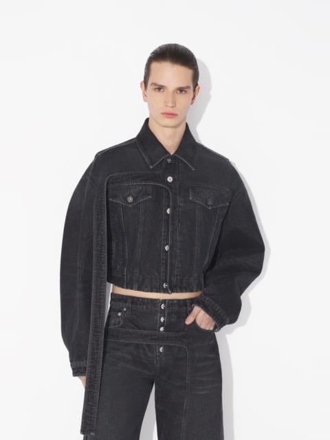 Jean Paul Gaultier THE BLACK DENIM STRAP JACKET