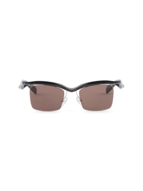 Prada Runway geometric-frame sunglasses