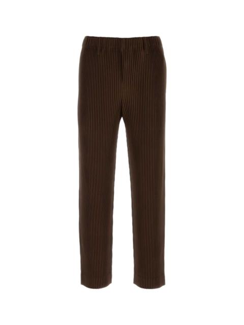 ISSEY MIYAKE Homme Plisse' Issey Miyake Men Chocolate Polyester Pant