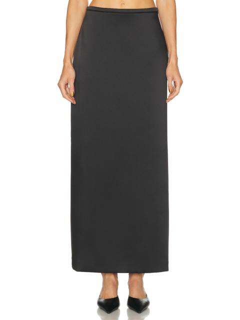 RÓHE Column Satin Skirt