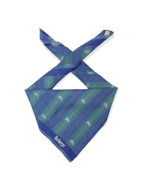 Other Designers Vintage Burberry Monogram Handkerchief Neckerchief