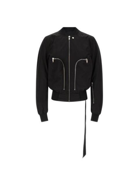 Rick Owens RICK OWENS DRKSHDW BAUSHAUS Flight Black Bomber Jacket New &
