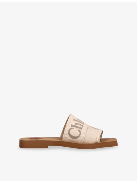 Chloé Woody Canvas Sandals