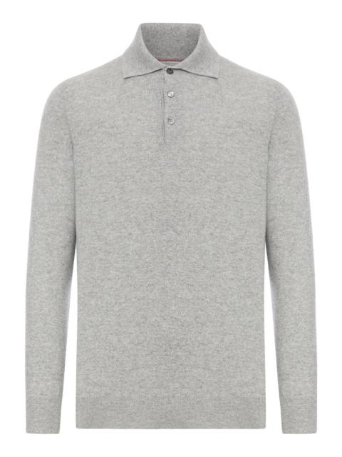 Brunello Cucinelli Brunello Cucinelli Men Cashmere Polo Style Sweater