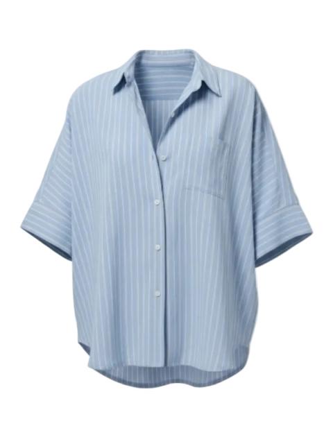 Citizens of Humanity Claire Origami Shirt in Capri Stripe