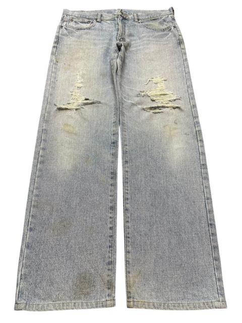 Other Designers Vintage Japanese Brand Faded Wash Distressed Baggy Jeans