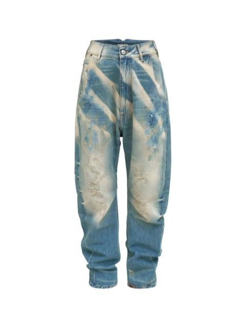 Vivienne Westwood DISTRESSED-EFFECT JEANS
