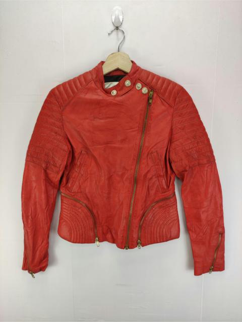 Other Designers Vintage GG Lady Leather Jacket Zipper