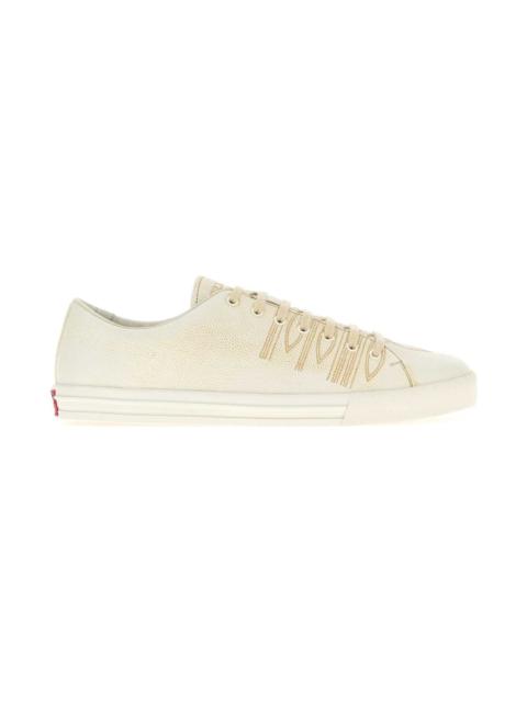 Ivory Leather Sneakers