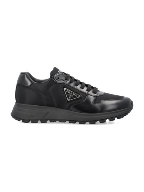 Prada Re-nylon And Brushed Leather Sneakers