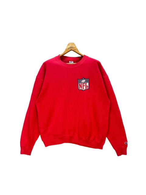 VINTAGE CHAMPION NFL LOGO RED SWEATSHIRTS #8661-019