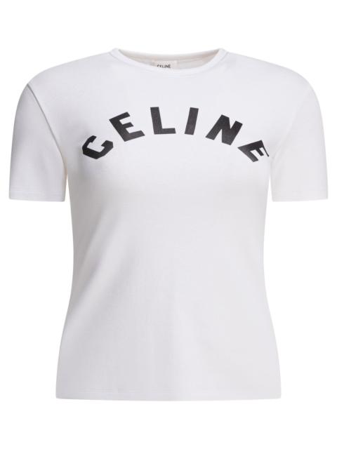 CELINE Celine Cotton T-shirt With Logo