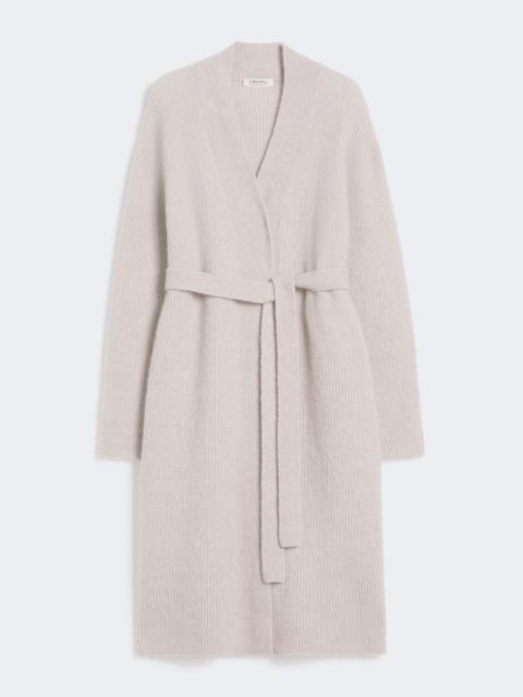 Max Mara Long alpaca and wool cardigan - SAND
