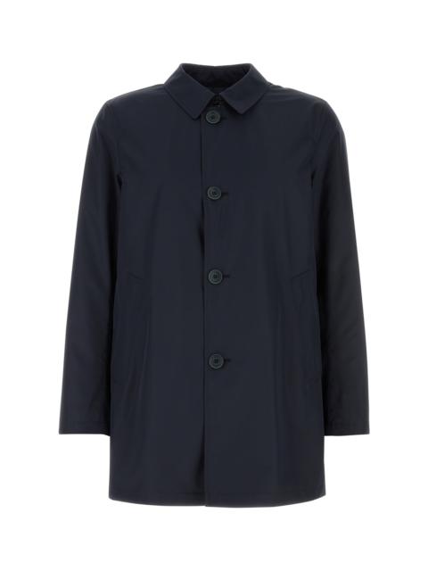 Herno Navy blue polyester jacket