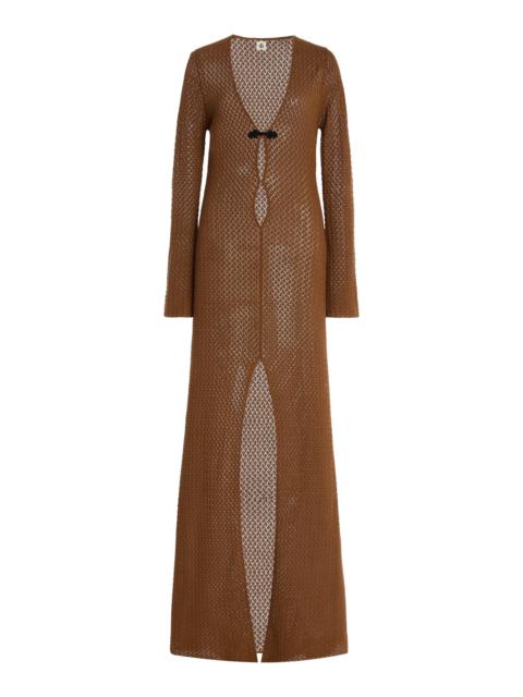 The Garment Exclusive Tanzania Knit Cotton Maxi Dress brown