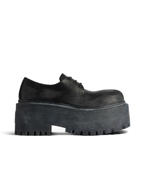 BALENCIAGA Women's Strike Platform Derby  in Black