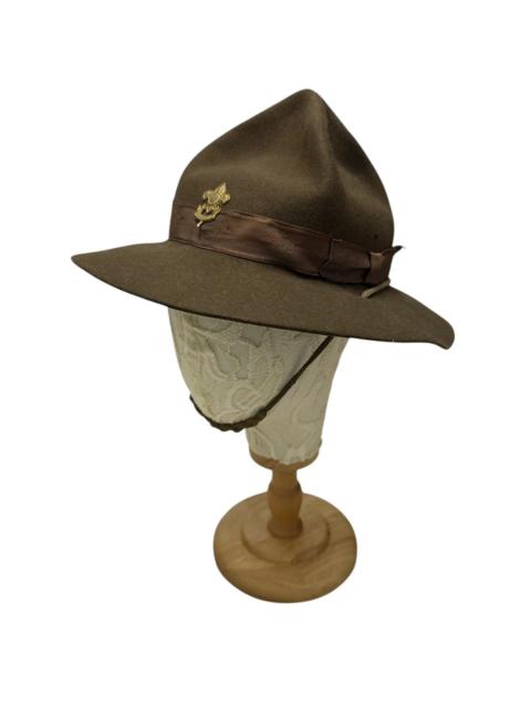 Other Designers Other - VINTAGE BOY SCOUT OF JAPAN WOOL FEDORA HAT SIZE 58cm