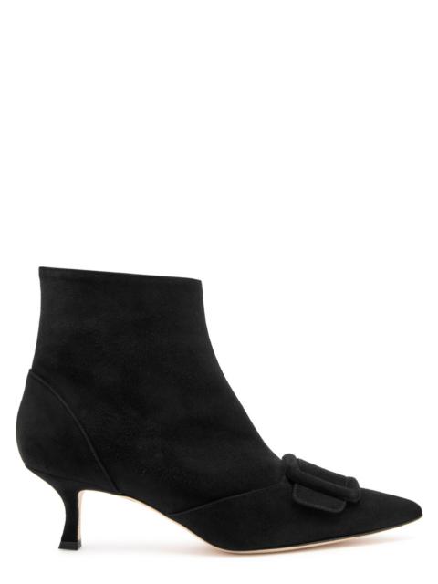 Manolo Blahnik Baylow 50 suede ankle boots
