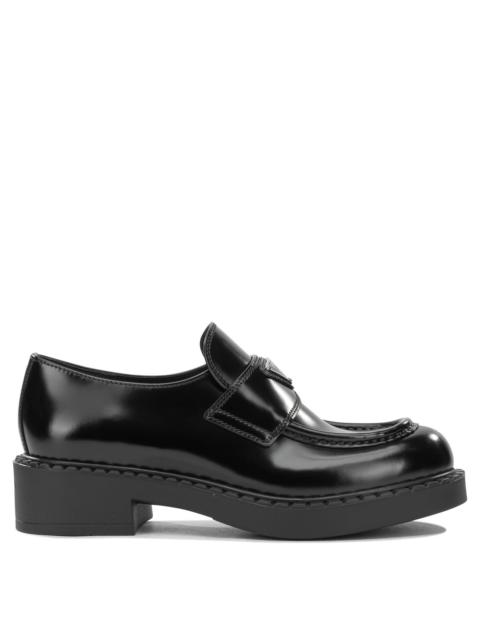 Prada Prada Calf Leather Loafers Black Women