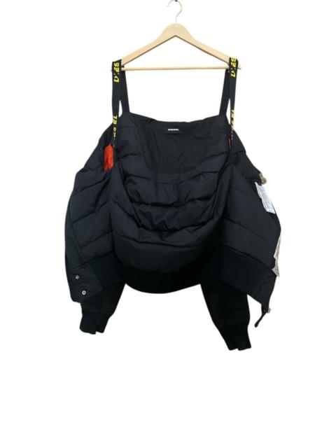 Diesel Rare Diesel Eco Fur W-Burke Puffer Bondage Jacket