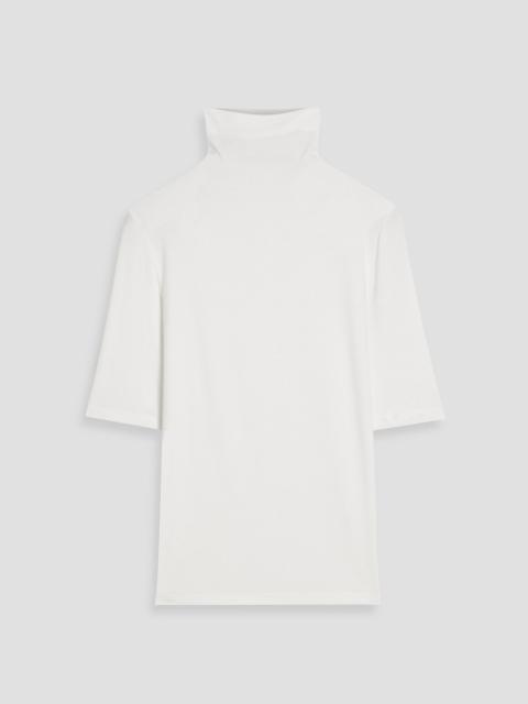 Other Designers Stretch-modal jersey turtleneck top