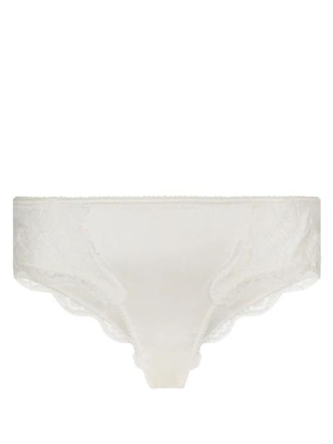 Dolce & Gabbana Dolce & Gabbana Women Satin Briefs With Lace Detailing
