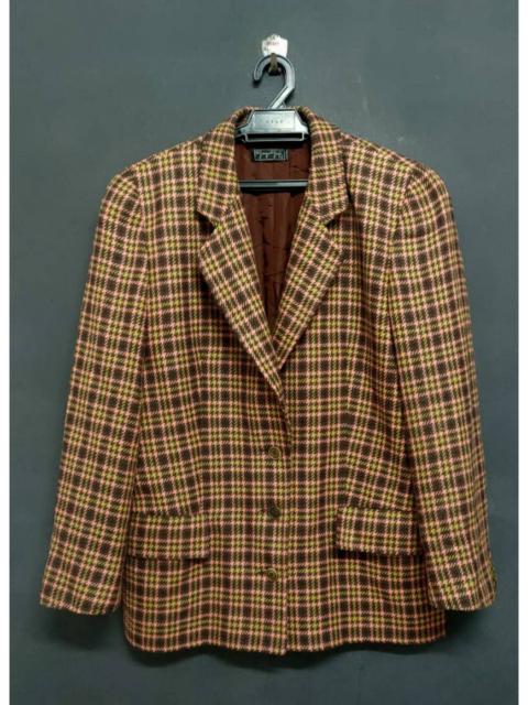 Other Designers Cashmere & Wool - Grati Checked Wool Blazer Jacket