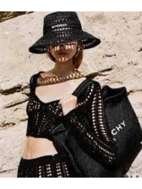 Givenchy Pre fall23 Raffia Wide Brim Hat