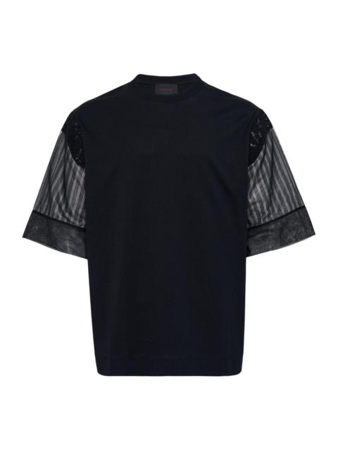 Simone Rocha Trapped Lace Patchwork T-Shirt