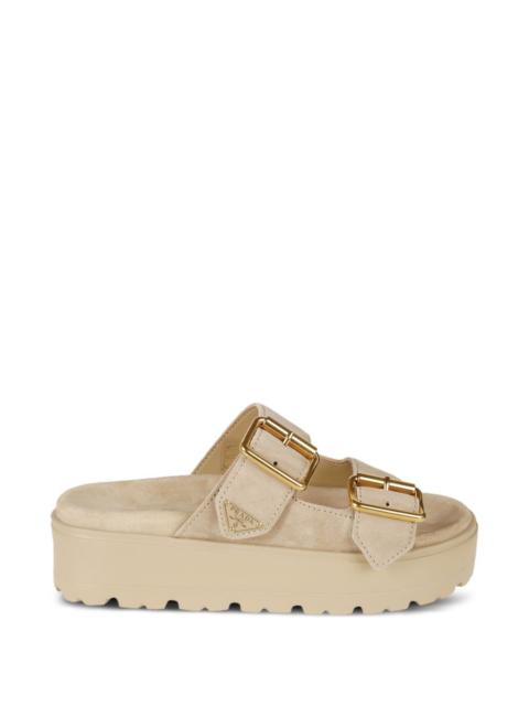 Prada Prada Women Suede Leather Sandals