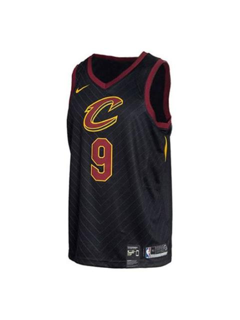 Nike NBA Dwyane Wade Dwayne Cavaliers 9 SW Fan Edition Jersey Black 877201-017