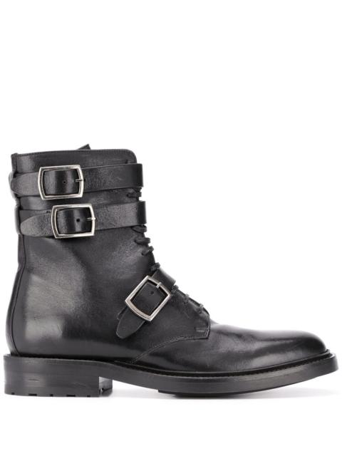 SAINT LAURENT Army 20 buckle boots