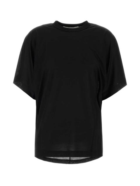 Carven Carven Women T-Shirt Oversize In Seta Nera