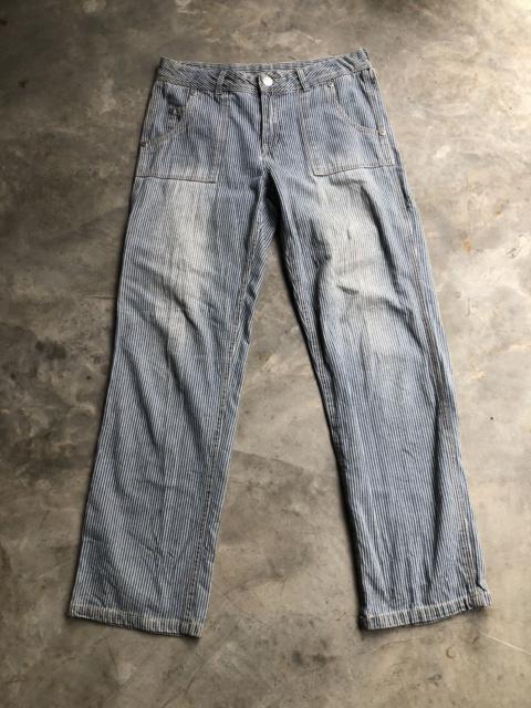 Other Designers Workers - Japanese denim rectangular patch pocket hickory stripe