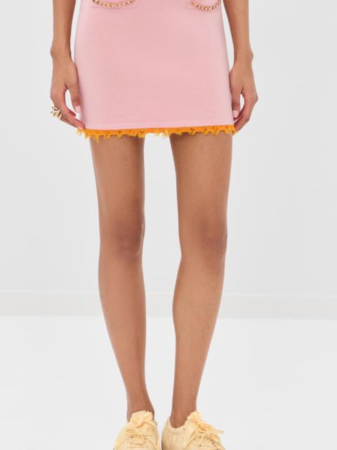 CASABLANCA Double Face Merino Skirt