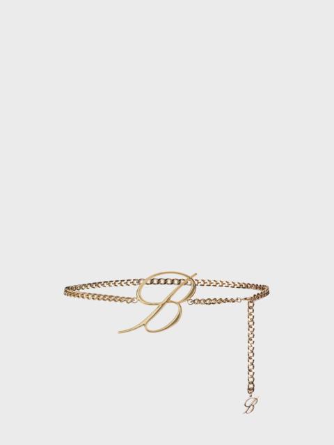 Blumarine BELT IN METAL WITH B MONOGRAM