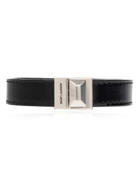 SAINT LAURENT Saint Laurent Leather Bracelet