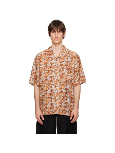 Orange & Tan Coin Shirt