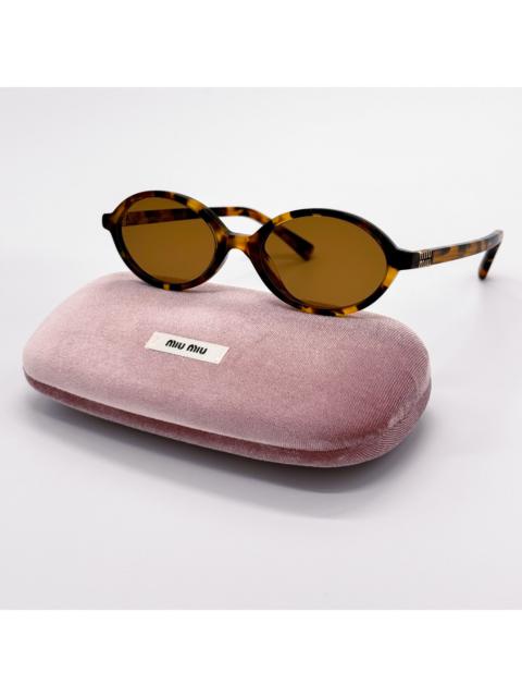 Miu Miu NEW MIU MIU SMU 04Z 19P2Z1 BROWN SUNGLASSES MU04ZS 19P2Z1