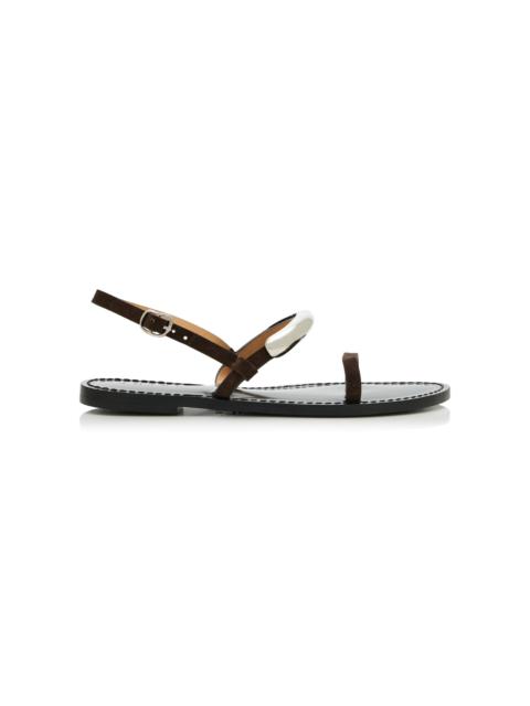AMANU The Ghana Suede Sandals brown