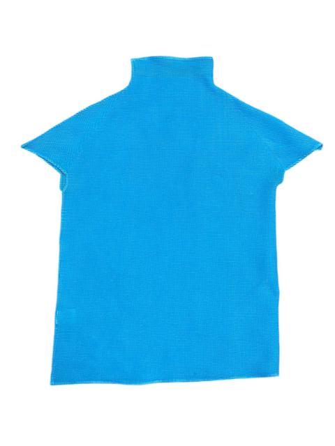 ISSEY MIYAKE ISSEY MIYAKE Pleats “Mellow Stretch” High Neck Light Blue