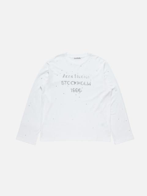 Acne Studios Logo t-shirt - Optic White