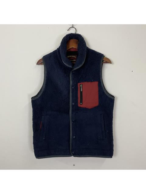 Vintage Beams Heart Button Ups Fleece Vest