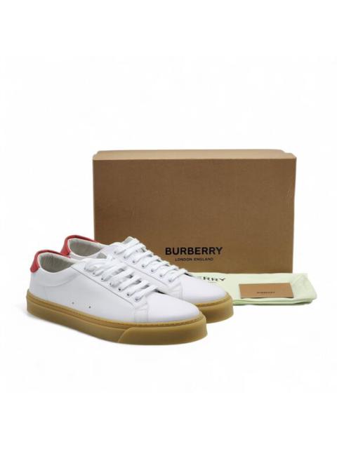 Burberry Men's Rangleton Low Top Sneakers in White 44.5 11.5 NWB