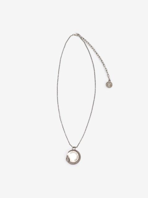 Roberto Cavalli Snake Necklace With Logo